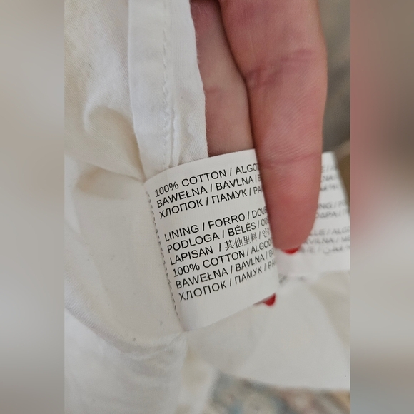 MANGO Gingham Check Bow Mini Thin Strap Dress In Butter Yellow/white. Size SM - Picture 10 of 16